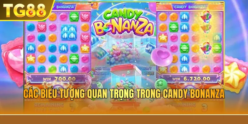 Các biểu tượng quan trọng trong Candy Bonanza